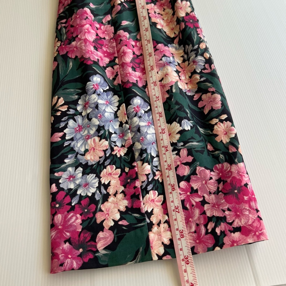 Review Chelsea Flower Dress Fitted Shift Vintage Floral Print Size 10 *no belt* - Picture 16 of 16